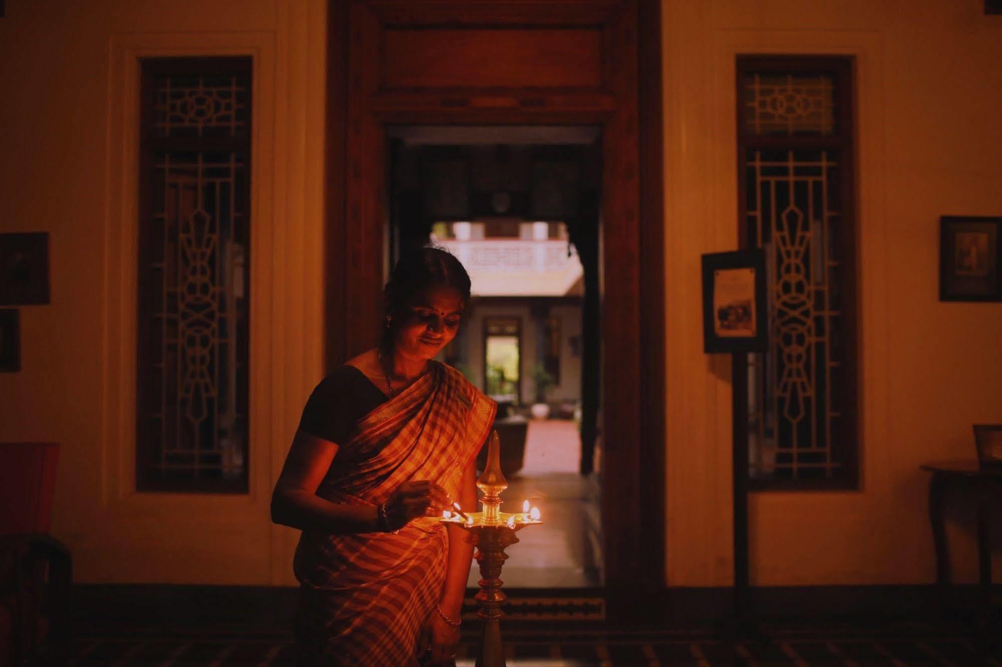 Visalam Chettinad Palace - A Cgh Earth Experience Kanadukattan Luaran gambar