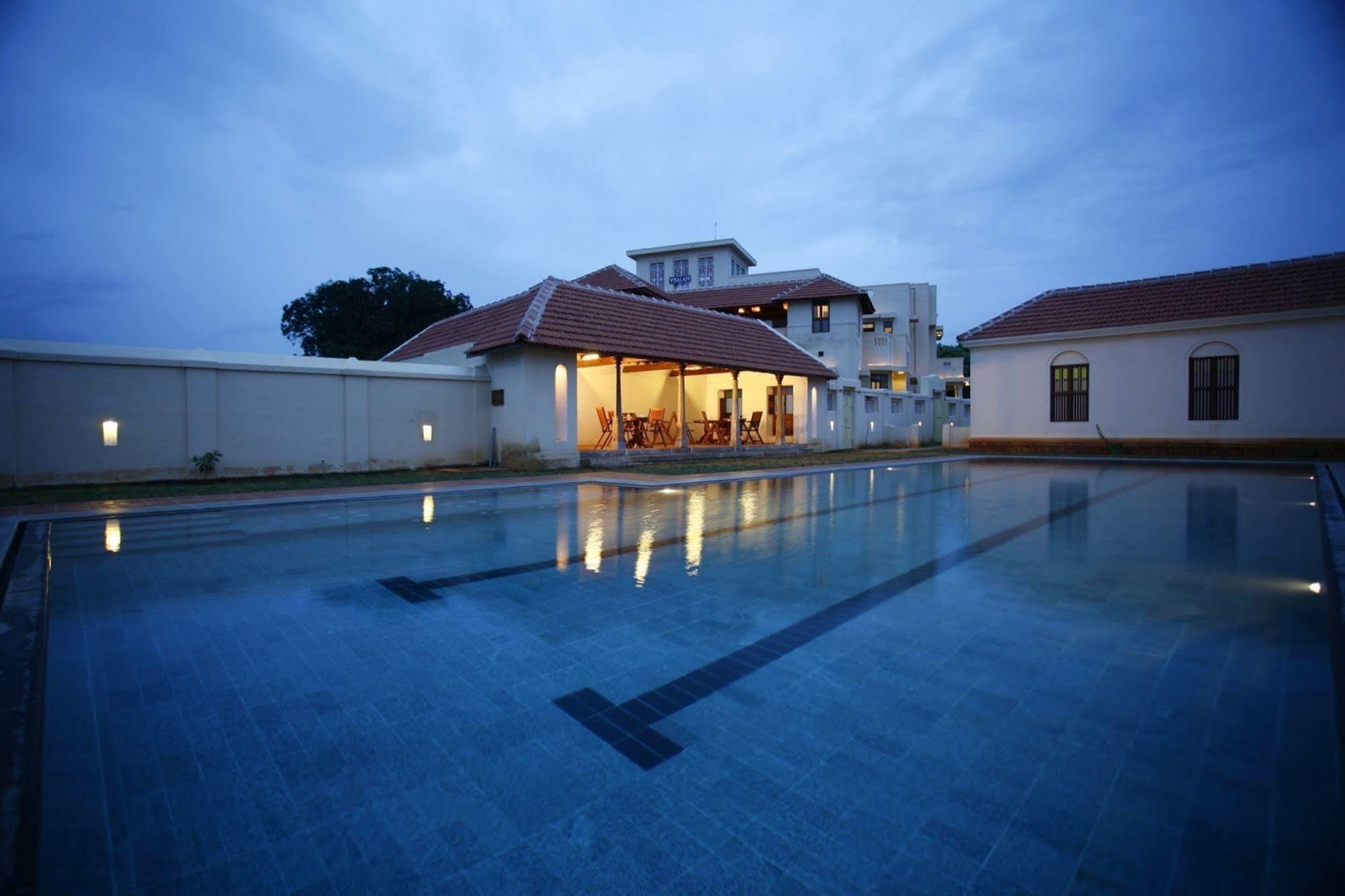 Visalam Chettinad Palace - A Cgh Earth Experience Kanadukattan Luaran gambar